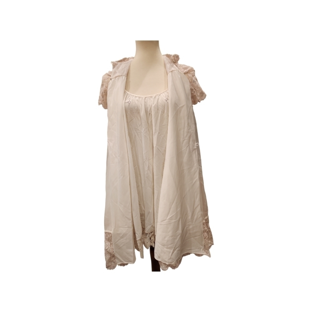 Claire Sandra Peignoir Set 1970s - Picture 8 of 16